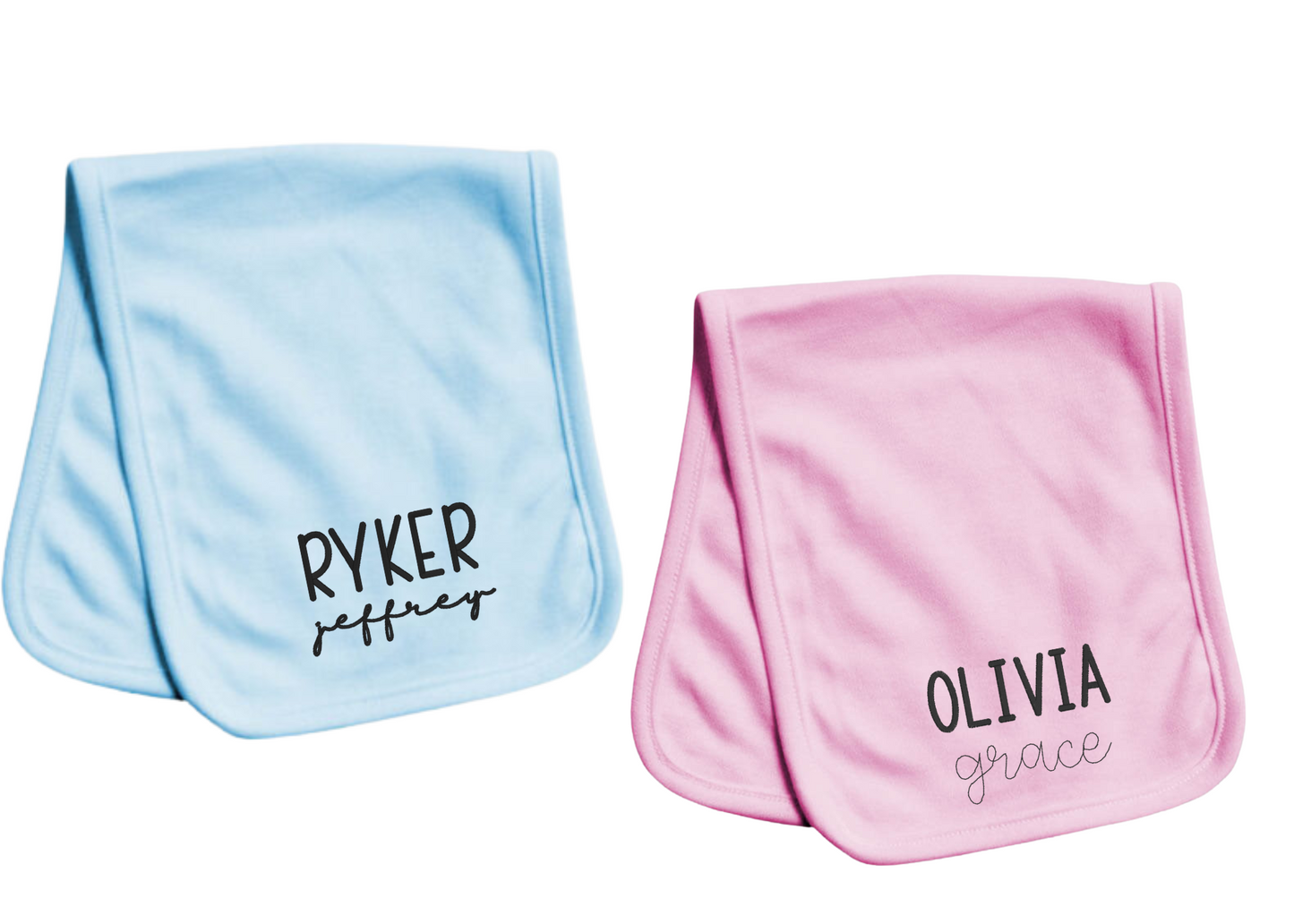 Personalized Burp Cloth