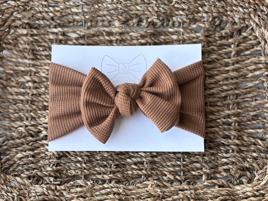 Caramel Waffle Top Knot
