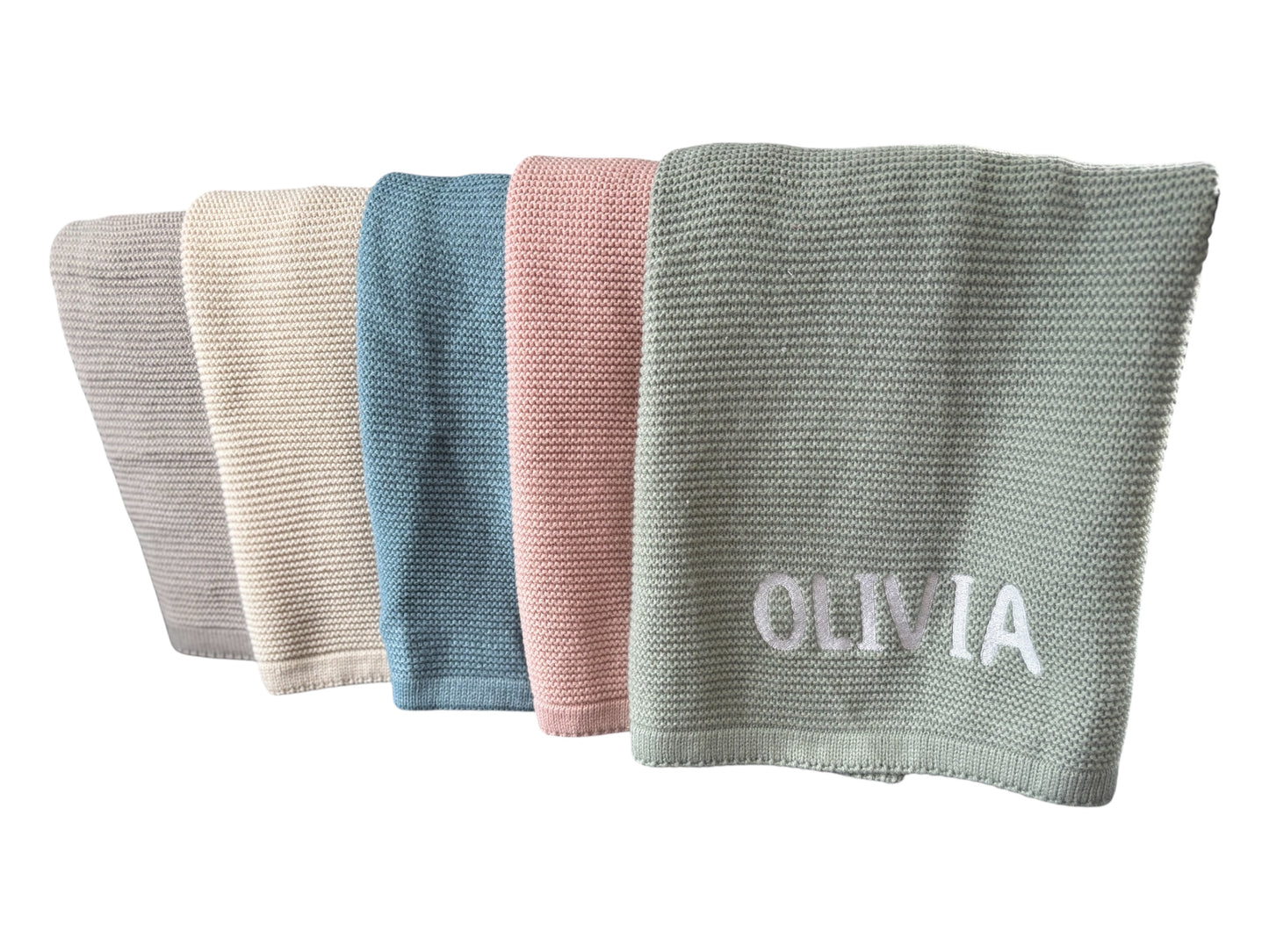 Personalized Knit Blanket