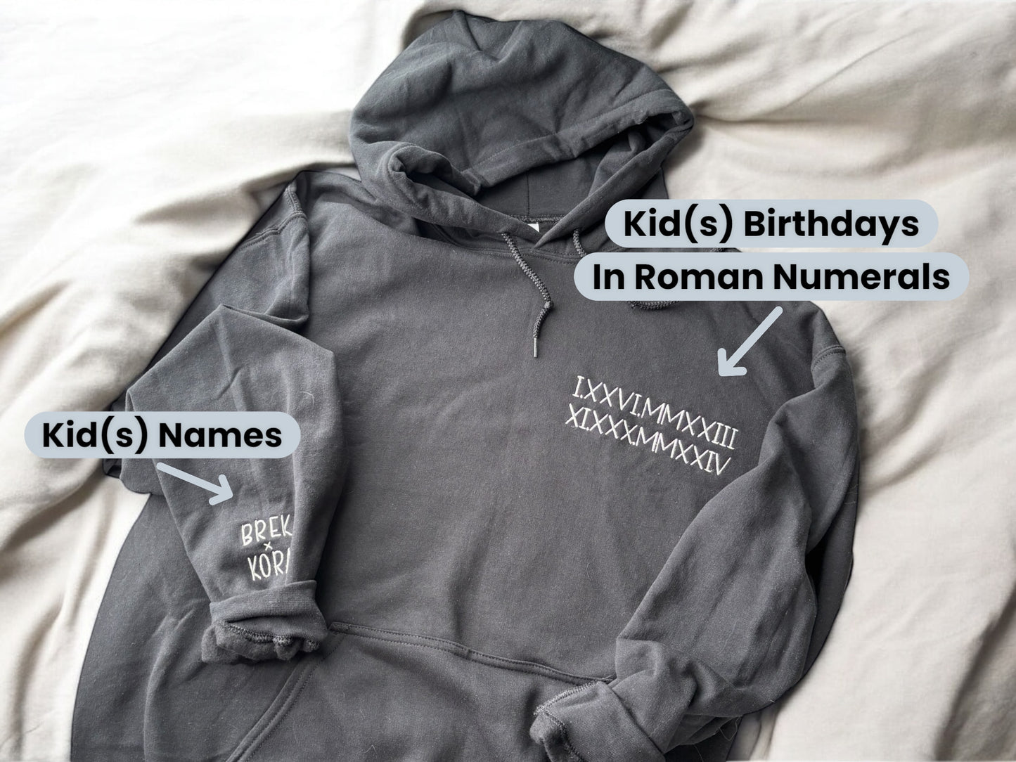 Roman Numeral Hoodie