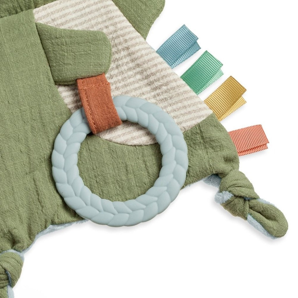 Dinosaur Bitzy Crinkle™ Sensory Crinkle Toy With Teether