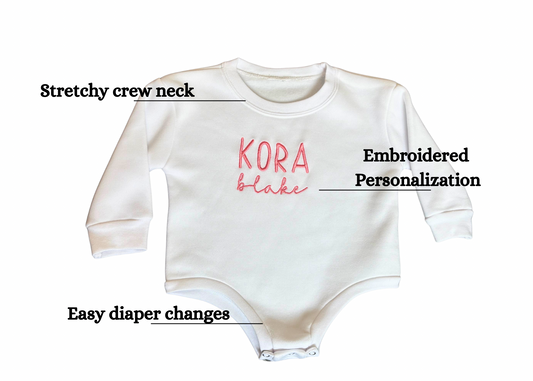 Personalized Blanket, Bow & Bubble Set