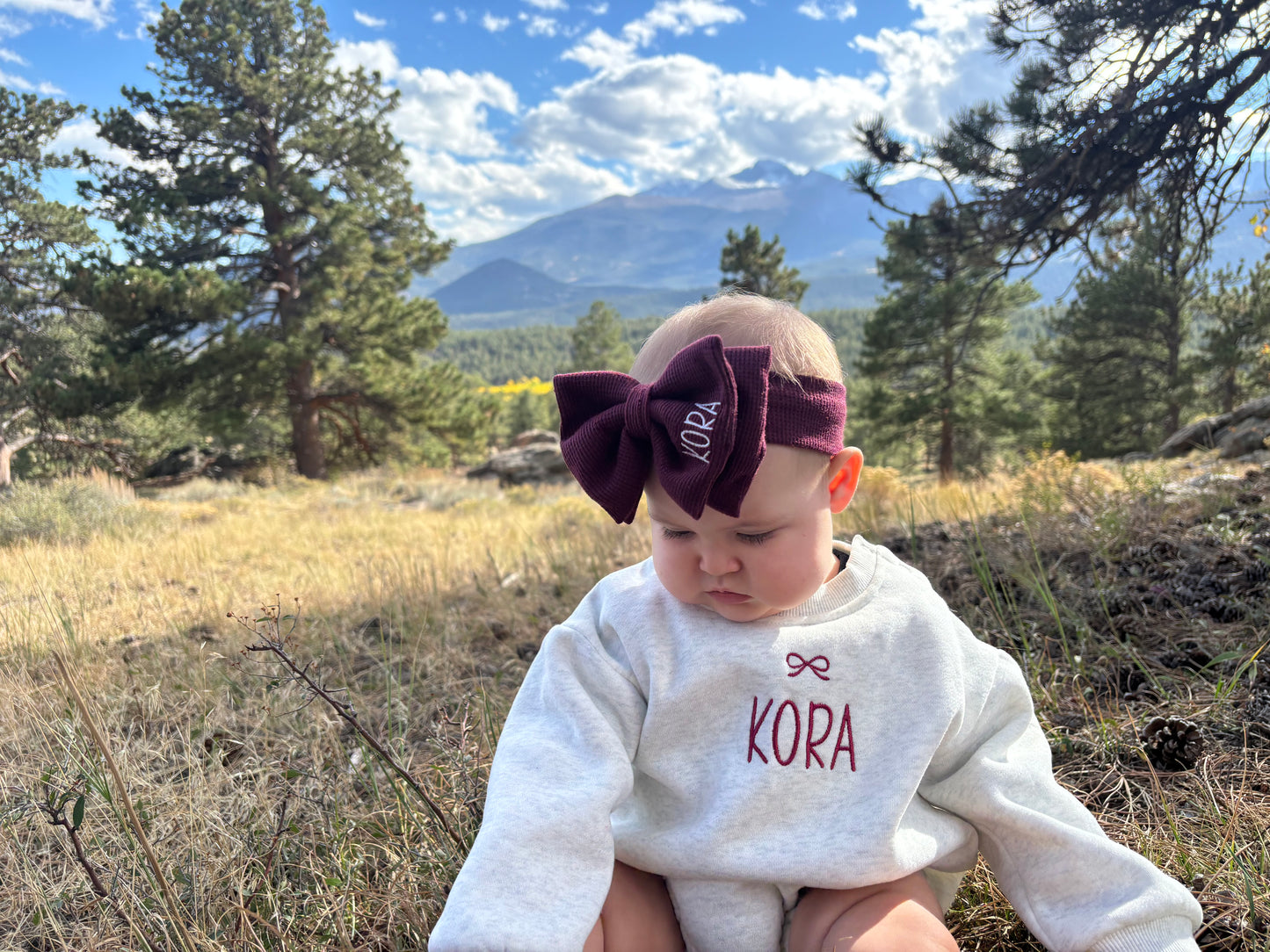 The “Cozy” Sweatshirt Bubble Romper