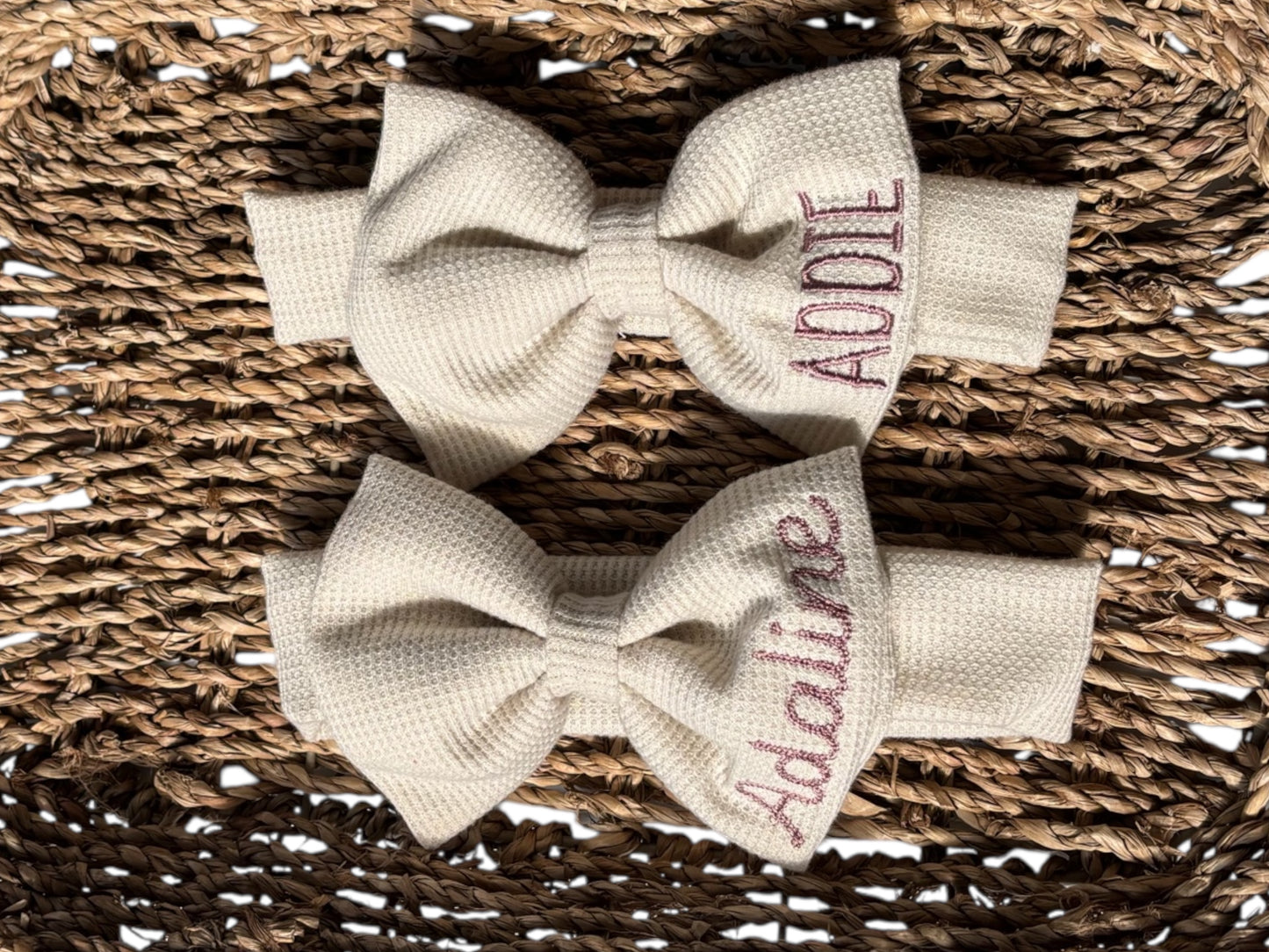 Coffee Personalized Bow