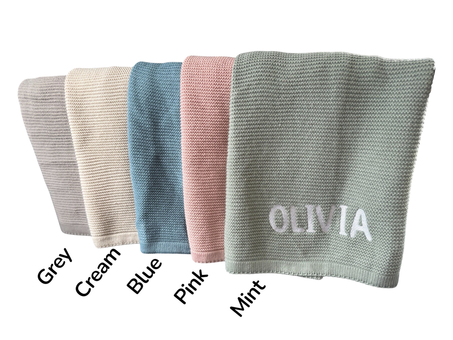 Personalized Blanket, Bow & Bubble Set
