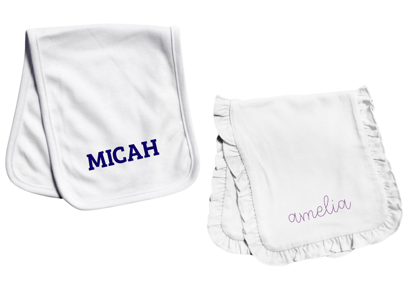 Personalized Burp Cloth