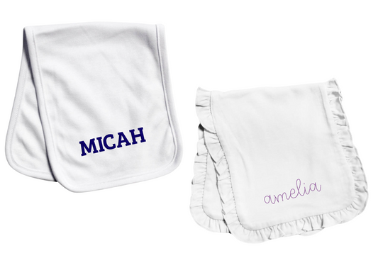 Personalized Burp Cloth