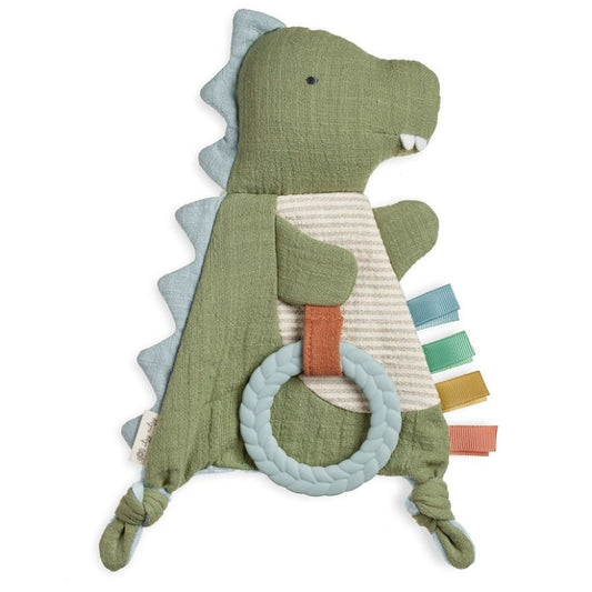 Dinosaur Bitzy Crinkle™ Sensory Crinkle Toy With Teether