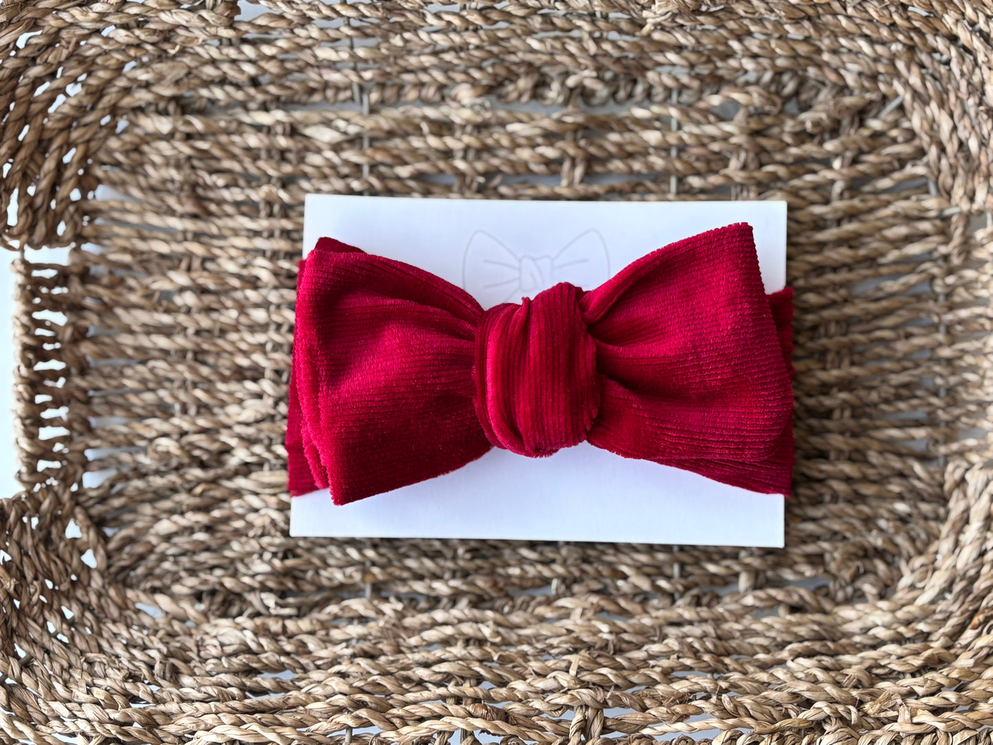 Merry Oversized Top Knot Bow
