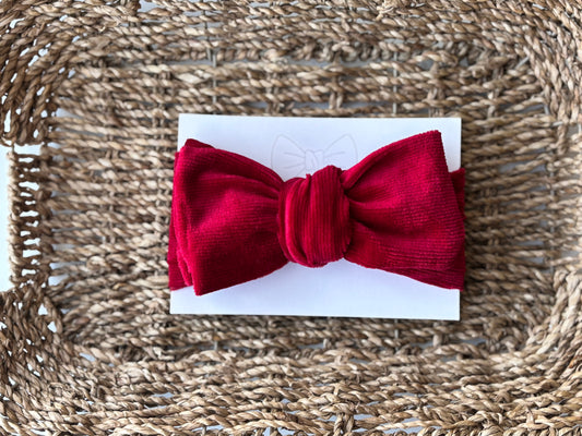 Merry Oversized Top Knot Bow
