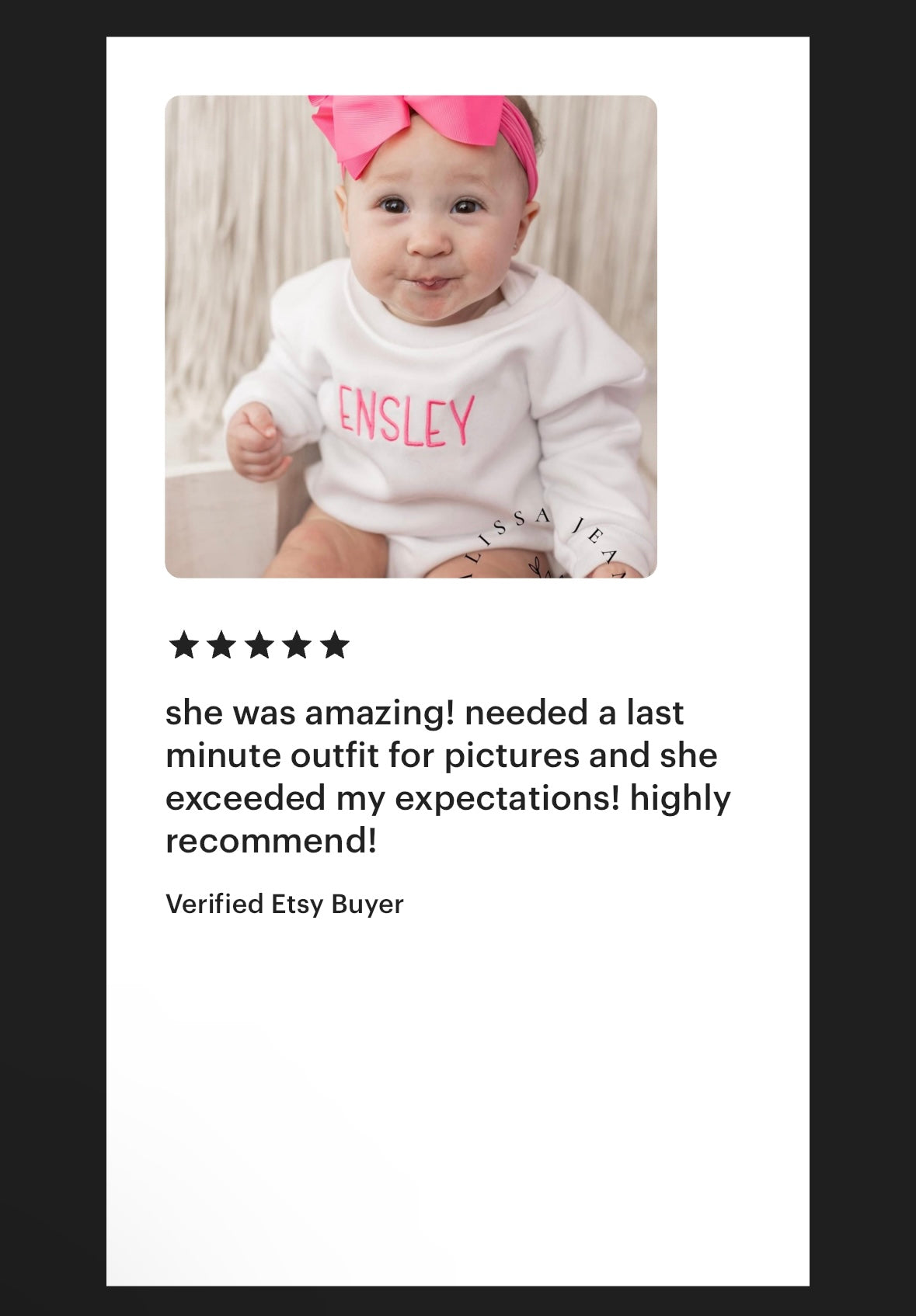 Personalized Sweatshirt Bubble Romper & Bow Set