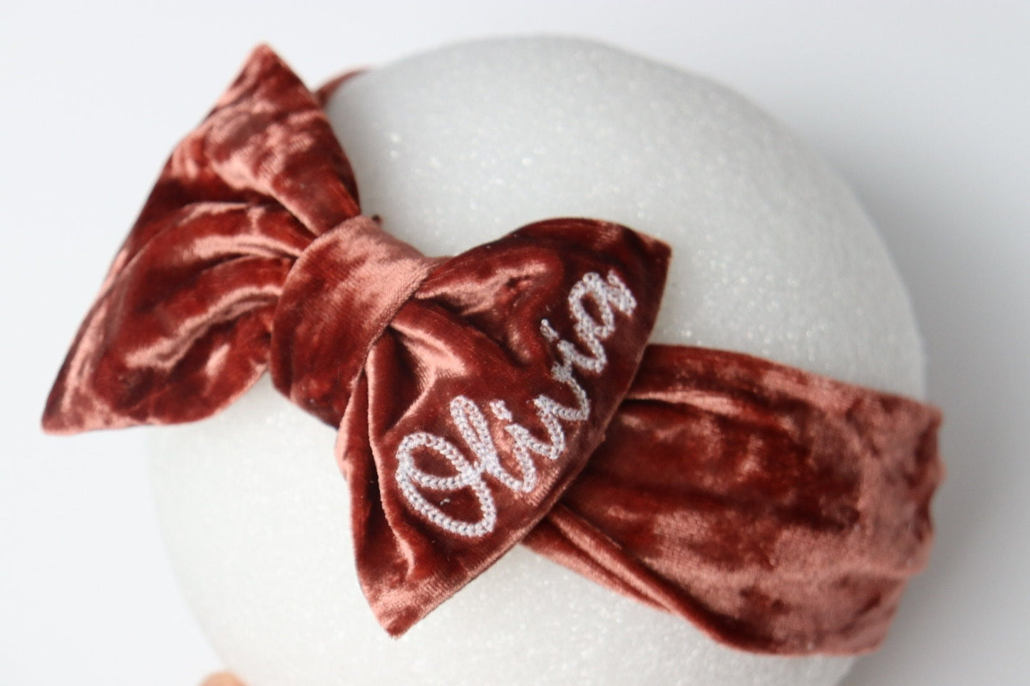 Fall Bow Headband for Newborns, Infants and Toddlers perfect for gifts, everyday, taking baby home, and photoshoots -soft stretchy velvet