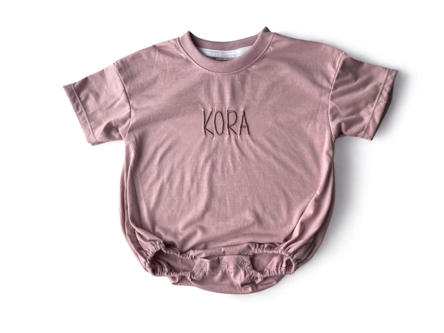 Personalized Bubble Romper With Name - Custom Bubble Tee, toddler bubble, baby bubble, Summer baby, embroidered romper