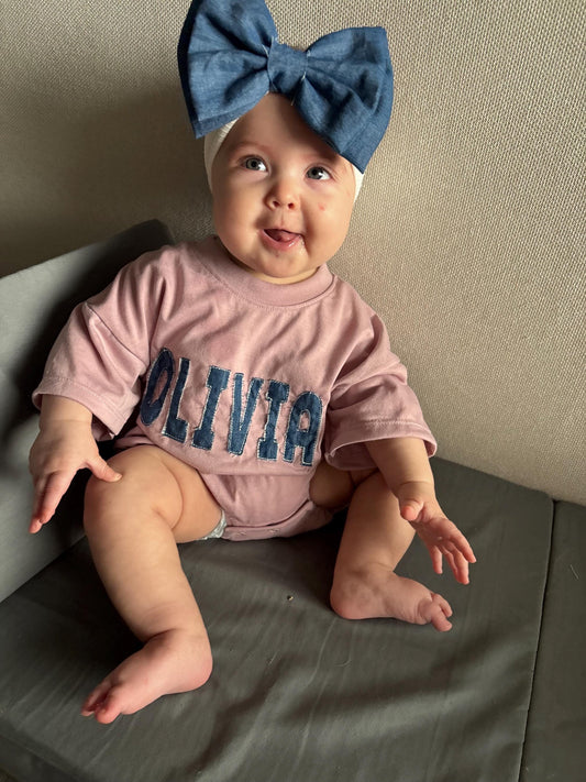 cowgirl glam, bubble romper. , custom bubble
