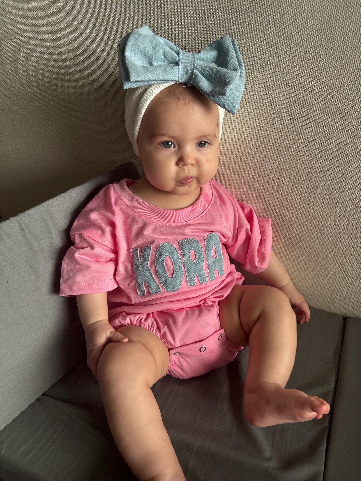 Personalized Bubble Romper With Name - Custom Bubble TShirt, toddler bubble, baby bubble, Summer baby, personalized romper, Jean Bubble
