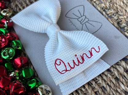 Christmas Snuggle Bow Headwrap