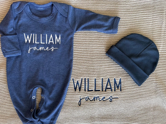 Personalized Blanket  & Sleep & Play Set