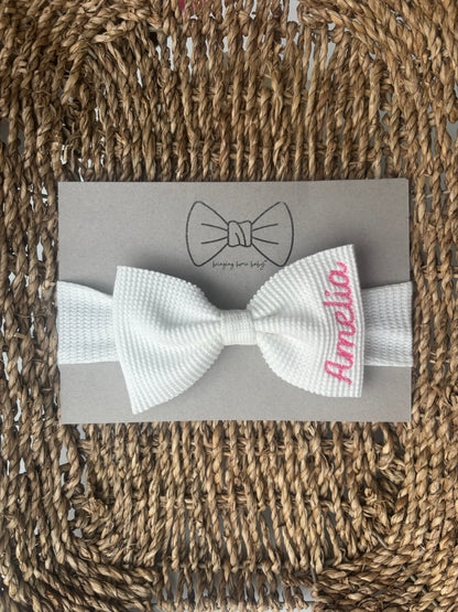 Christmas Snuggle Bow Headwrap