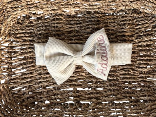 Coffee Personalized Bow