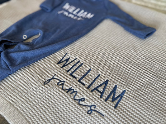 Personalized Blanket  & Sleep & Play Set