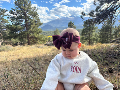 The “Cozy” Sweatshirt Bubble Romper