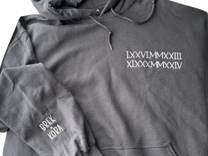 Roman Numeral Hoodie