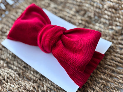 Merry Oversized Top Knot Bow