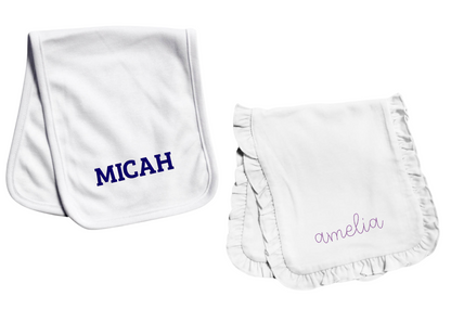 Personalized Burp Cloth