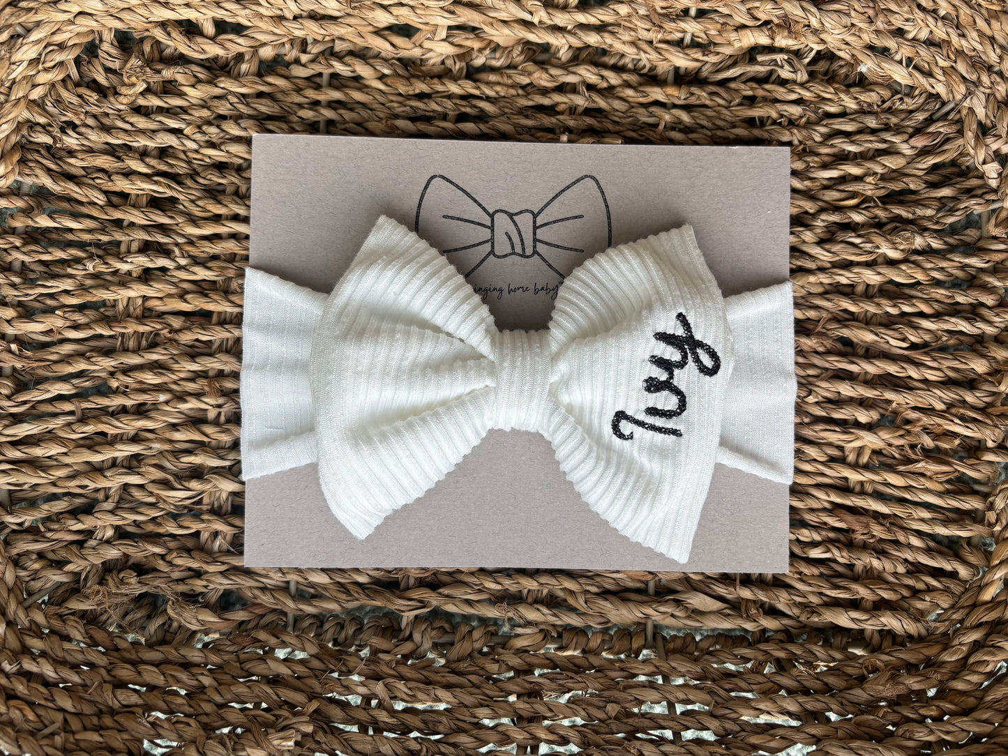 Halloween Personalized Bow