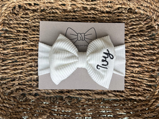 Halloween Personalized Bow
