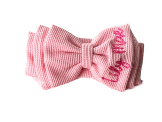 Pink  Personalized Bow