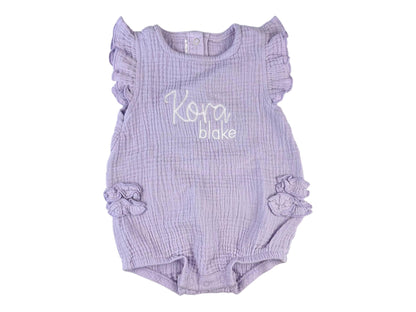 Personalized bubble romper, Custom baby gift, baby Easter outfit, spring baby, bubble romper, short sleeve romper, summer baby, bubble baby