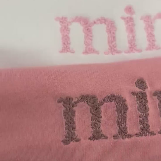 Custom Mama Mini Matching Sweatshirt Set with kid names on sleeve, girl mom gift,  Baby bubble romper, Mama sweatshirt, Baby Shower gift